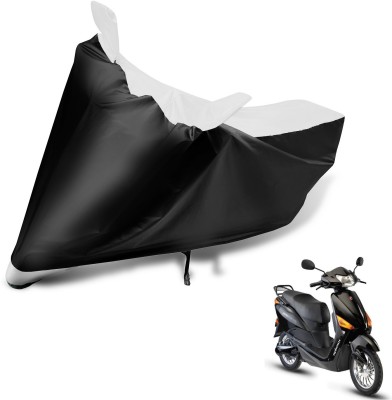 Auto Hub Two Wheeler Cover for Hero(Electric Optima, Black, White)