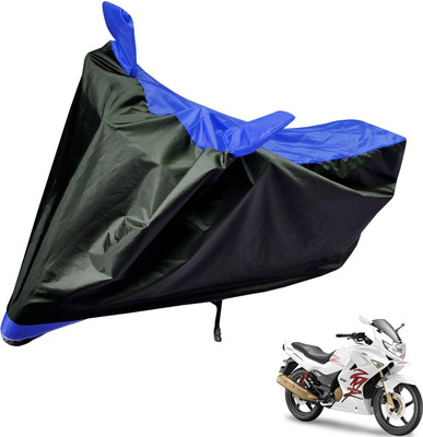 Auto Hub Two Wheeler Cover for Hero(Karizma ZMR, Black, Blue)