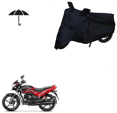 SRENTERPRISES Two Wheeler Cover for Honda(Passion Xpro, Black)