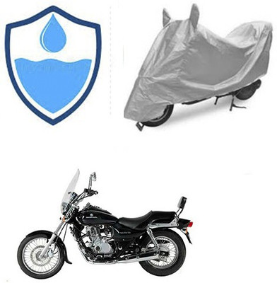 RPSENTTERPR Waterproof Two Wheeler Cover for Bajaj(Avenger 220 DTS-i, Silver)