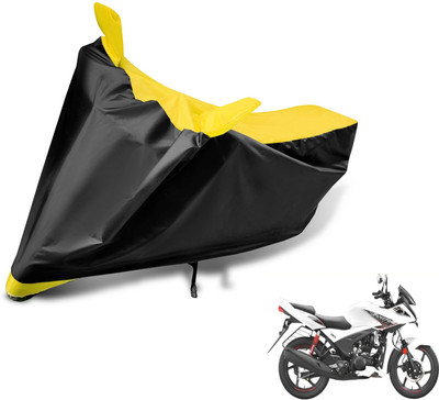 Auto Hub Two Wheeler Cover for Hero(Ignitor, Black, Yellow)