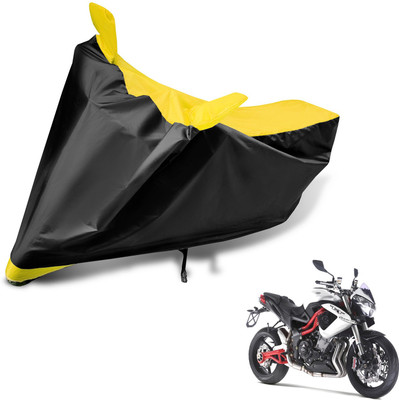 MOCKHE Two Wheeler Cover for DSK Benelli(TNT R, Black, Yellow)