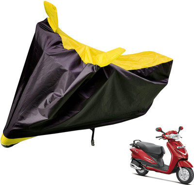 Auto Hub Two Wheeler Cover for Hero(Duet, Black, Yellow)