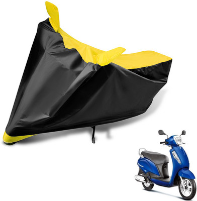 Auto Hub Waterproof Two Wheeler Cover for Suzuki(Access SE, Yellow)
