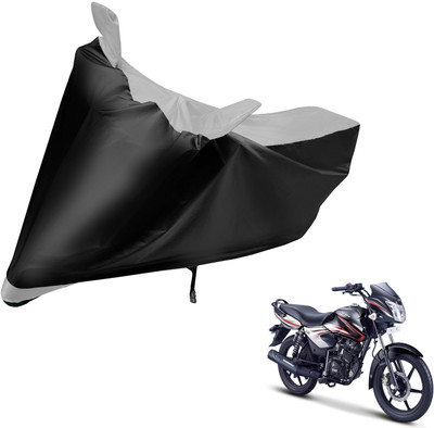 MOCKHE Two Wheeler Cover for TVS(Pheonix, Black, Silver)