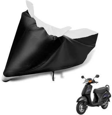 Auto Hub Two Wheeler Cover for Honda(Activa, Black, White)