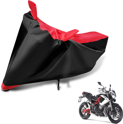 MOCKHE Two Wheeler Cover for DSK Benelli(TNT R, Black, Red)