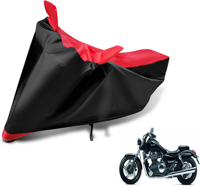 Auto Hub Two Wheeler Cover for Triumph(Black, Red)