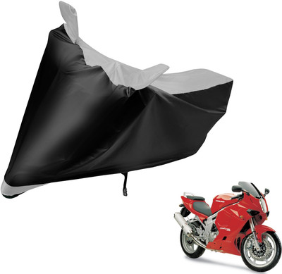 MOCKHE Two Wheeler Cover for Hyosung(GT650R, Black, Silver)