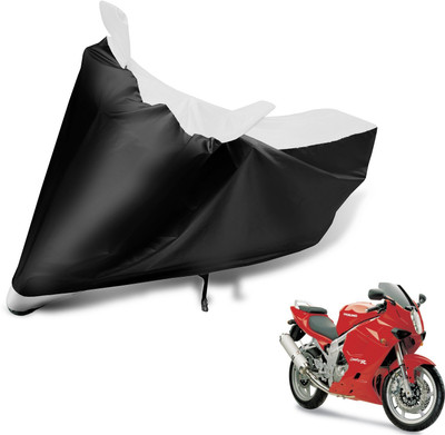MOCKHE Two Wheeler Cover for Hyosung(GT650R, Black, White)