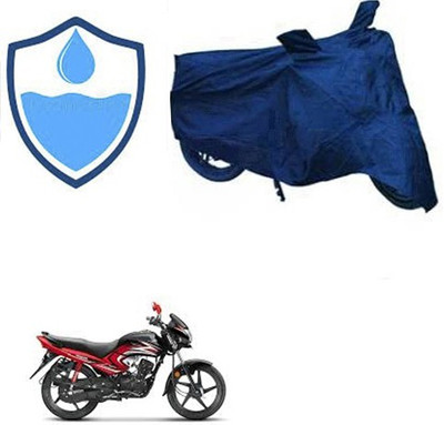 RPSENTTERPR Waterproof Two Wheeler Cover for Honda(Dream Yuga, Blue)