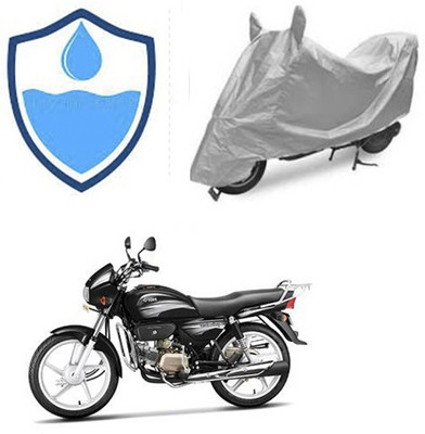 RPSENTTERPR Waterproof Two Wheeler Cover for Hero(Splendor Plus, Silver)
