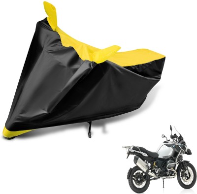 MOCKHE Two Wheeler Cover for BMW(1200 GS, Black, Yellow)