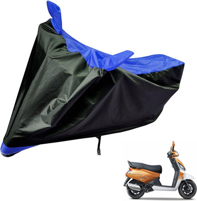 Auto Hub Two Wheeler Cover for Mahindra(Gusto, Black, Blue)
