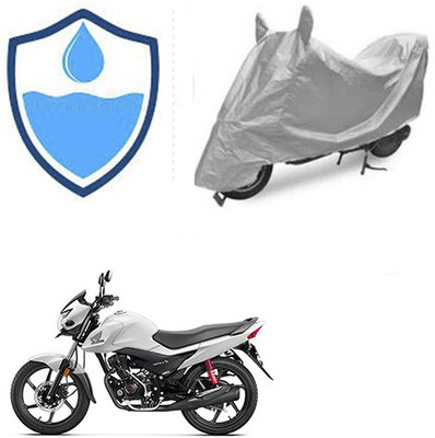 Feel heaven Waterproof Two Wheeler Cover for Honda(Livo, Silver)