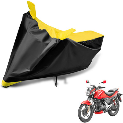 MOCKHE Two Wheeler Cover for Hero(Xtreme Sports, Black, Yellow)