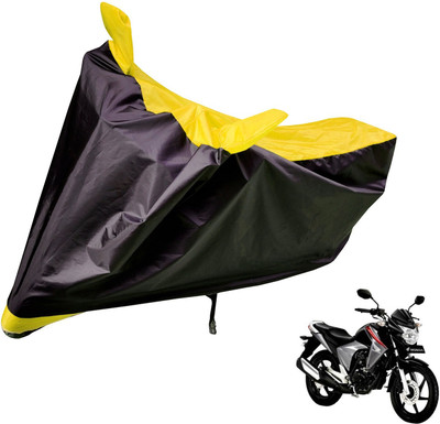 Auto Hub Two Wheeler Cover for Honda(Dazzler, Black, Yellow)