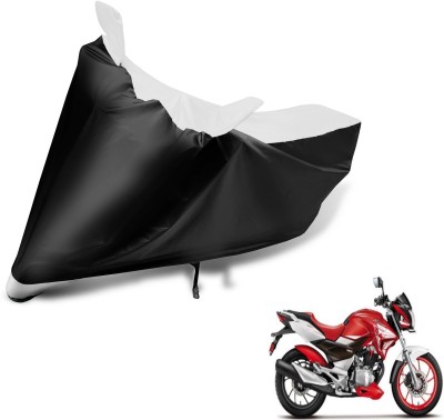 Auto Hub Two Wheeler Cover for Hero(Xtreme, Black, White)