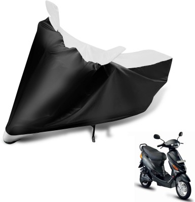 Auto Hub Two Wheeler Cover for Hero(E Sprint, Black, White)