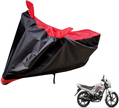 Auto Hub Two Wheeler Cover for Honda(Dream Neo, Black, Red)