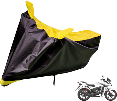 Auto Hub Two Wheeler Cover for Hero(Ignitor, Black, Yellow)