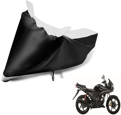 MOCKHE Two Wheeler Cover for Honda(CBF Stunner, Black, White)