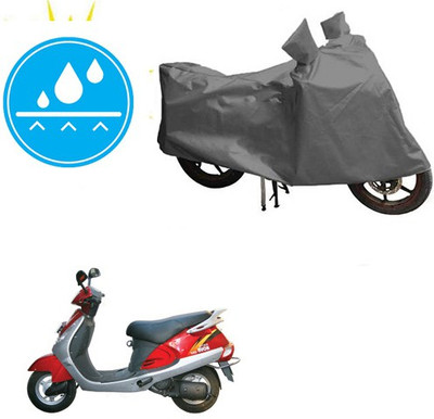RPSENTTERPR Waterproof Two Wheeler Cover for Kinetic(Nova, Grey)