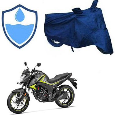 Feel heaven Waterproof Two Wheeler Cover for Honda(CB Hornet 160, Blue)