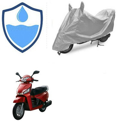 RPSENTTERPR Waterproof Two Wheeler Cover for Mahindra(Gusto, Silver)