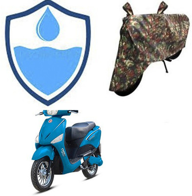 Feel heaven Waterproof Two Wheeler Cover for Hero(Electric Optima, Multicolor)