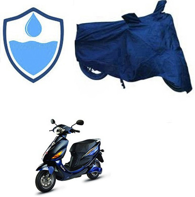 Feel heaven Waterproof Two Wheeler Cover for Hero(Electric Cruz, Blue)