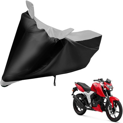 Auto Hub Waterproof Two Wheeler Cover for TVS(Apache RTR 160, Blue)