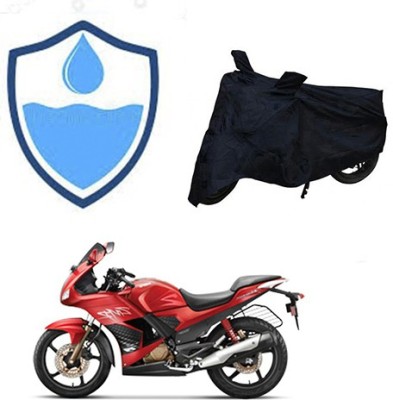 Mdstar Waterproof Two Wheeler Cover for Hero(Karizma ZMR, Black)