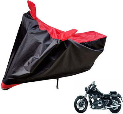 Auto Hub Two Wheeler Cover for Triumph(Black, Red)