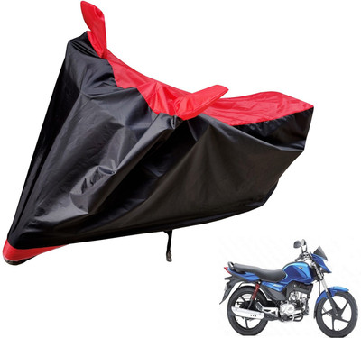 Auto Hub Two Wheeler Cover for Mahindra(Stallio, Black, Red)