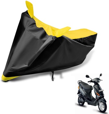 Auto Hub Two Wheeler Cover for Hero(E Sprint, Black, Yellow)