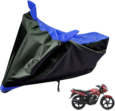 Auto Hub Two Wheeler Cover for TVS(Sport, Black, Blue)