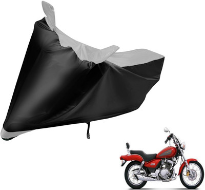 MOCKHE Two Wheeler Cover for Yamaha(Enticer, Black, Silver)