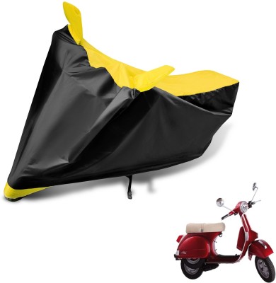 Auto Hub Two Wheeler Cover for LML(Star Euro, Black, Yellow)