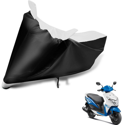 Auto Hub Two Wheeler Cover for Honda(Deo, Black, White)