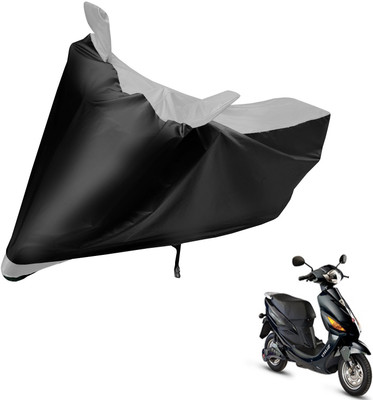 Euro Care Two Wheeler Cover for Hero(Electric, Black, Silver)