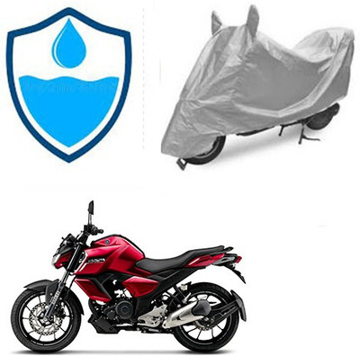 RPSENTTERPR Waterproof Two Wheeler Cover for Yamaha(FZ-S, Silver)