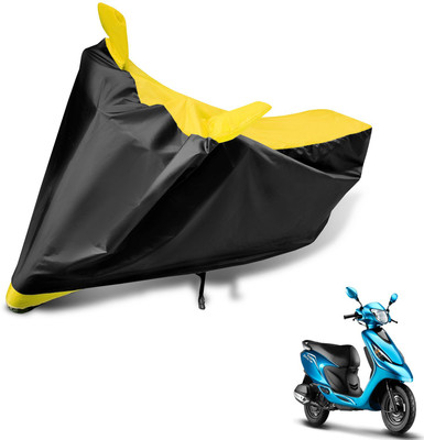 Auto Hub Two Wheeler Cover for TVS(Zest, Black, Yellow)