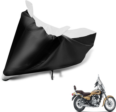 MOCKHE Two Wheeler Cover for Bajaj(Avenger 220 Cruise, Black, White)