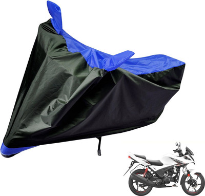Auto Hub Two Wheeler Cover for Hero(Ignitor, Black, Blue)