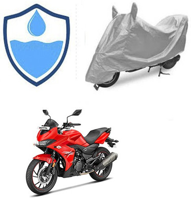 Feel heaven Waterproof Two Wheeler Cover for Hero(Xtreme, Silver)