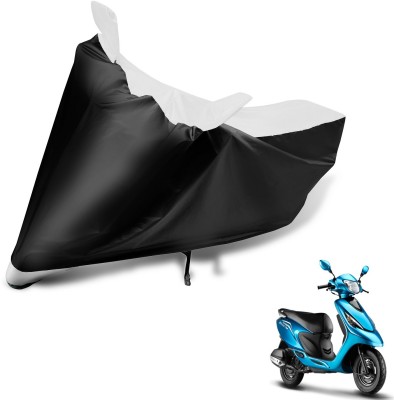 Auto Hub Two Wheeler Cover for TVS(Zest, Black, White)