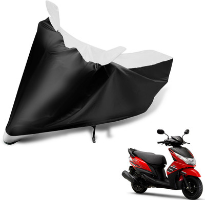 Auto Hub Two Wheeler Cover for Yamaha(Ray Z, Black, White)