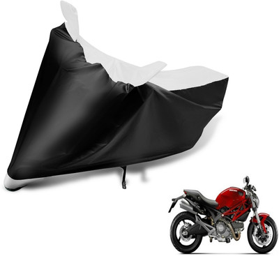 Auto Hub Two Wheeler Cover for Ducati(Monster 795, Black, White)