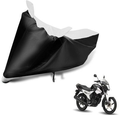 Auto Hub Two Wheeler Cover for Yamaha(SZ R, Black, White)